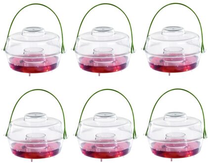 Guard and Care Wespenvanger - 6x - wespenval - met hengsel - van kunststof - 13 cm