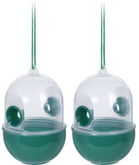 Guard and Care Wespenvanger/wespenval - 2 stuks - groen - 12 x 8 cm