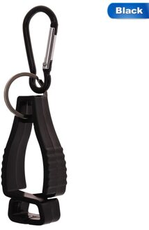 Guard Arbeid Werk Klem Grabber Catcher Veiligheid Werk Gereedschap Anti-Verloren Werken Handschoen Clip Multifunctionele Handschoen Clip Holder Hanger zwart