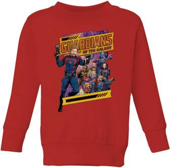 Guardians of the Galaxy Galaxy Kids' Sweatshirt - Red - 134/140 (9-10 jaar) Rood - L