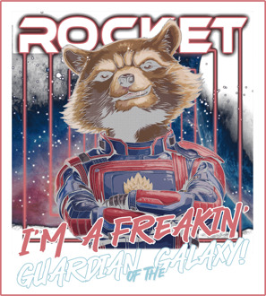 Guardians of the Galaxy Glowing Rocket Raccoon Kids' Sweatshirt - Black - 110/116 (5-6 jaar) Zwart