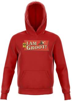Guardians of the Galaxy I Am Groot! Kids' Hoodie - Red - 146/152 (11-12 jaar) Rood - XL
