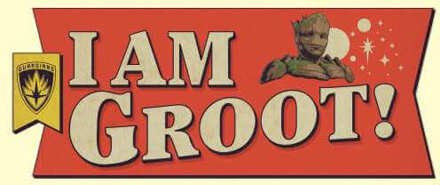 Guardians of the Galaxy I Am Groot! Men's T-Shirt - Cream - XS