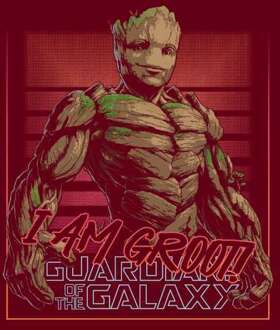 Guardians of the Galaxy I Am Retro Groot! Hoodie - Burgundy - XL