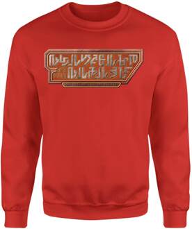 Guardians of the Galaxy Language Logo Sweatshirt - Red - M