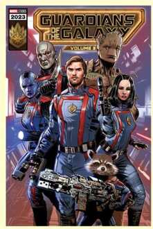 Guardians of the Galaxy Photo Comic Cover Men's T-Shirt - Cream - XS