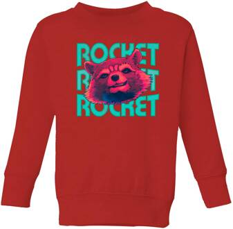 Guardians of the Galaxy Rocket Repeat Kids' Sweatshirt - Red - 134/140 (9-10 jaar) Rood - L