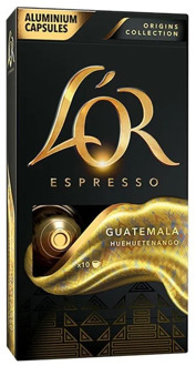 Guatemala L 'or, 10 compatible NESPRESSO aluminium capsules®