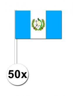 Guatemala zwaai vlaggetjes 50 stuks
