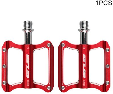 Gub Gc020-Du Fiets Aluminium Pedaal Vouwfiets Mountainbike Pedaal Fiets Multi-color Pedaal Accessoires Rood