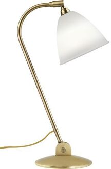 Gubi Bestlite BL2 16 Tafellamp - Messing & Porselein Wit