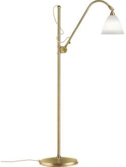 Gubi Bestlite BL3 S 16 Vloerlamp - Messing & Porselein Wit