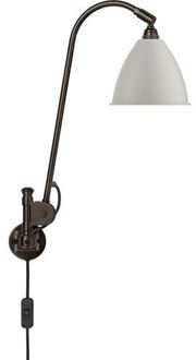 Gubi Bestlite BL6 16 Wandlamp - Zwart & Mat wit