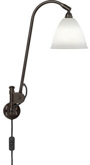 Gubi Bestlite BL6 16 Wandlamp - Zwart & Porselein Wit