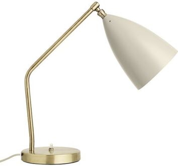 Gubi Grasshoppa Tafellamp - Messing & Oester wit