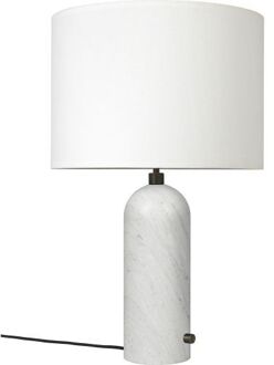 Gubi Gravity Large Tafellamp - Wit marmer & Wit