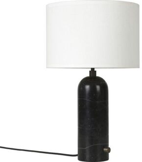 Gubi Gravity Small Tafellamp - Zwart marmer & Wit