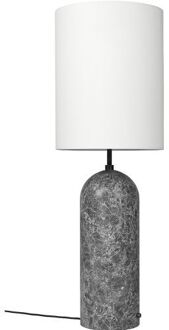 Gubi Gravity XL High Vloerlamp - Grijs marmer & Wit