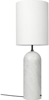 Gubi Gravity XL High Vloerlamp - Wit marmer & Wit