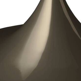 Gubi Hanglamp Semi, Ø 60 cm, cacaobruin glanzend