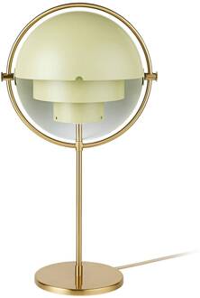 Gubi Lite tafellamp, hoogte 50 cm, messing/crème crème, messing