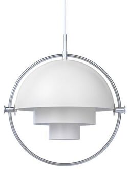 Gubi Multi-Lite hanglamp chroom/wit