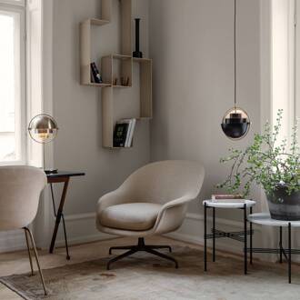 Gubi Multi-Lite hanglamp chroom/zwart