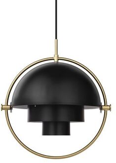 Gubi Multi-Lite hanglamp messing/zwart