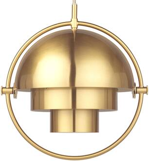 Gubi Multi-Lite hanglamp small, brass base, Brass Shiny Messing