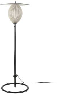 Gubi Satellite buiten vloerlamp, IP65, zwart/crème wit zwart, crème wit