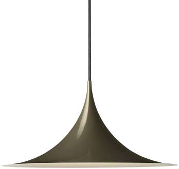 Gubi Semi hanglamp, Ø 30 cm, cacaobruin glanzend