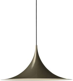 Gubi Semi hanglamp, Ø 47 cm, cacaobruin glanzend