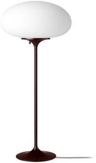 Gubi Stemlite tafellamp, zwart-rood, 70 cm donkerrood, wit