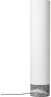 Gubi Unbound H80 Vloerlamp - Grijs marmer & Wit