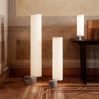 Gubi Unbound LED vloerlamp 120 cm Canvas canvas, grijs