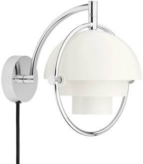 Gubi wandlamp Multi-Lite, wit, metaal, G9