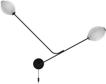 Gubi wandlamp Satellite 2-lamps crème wit roomwit