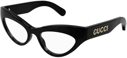 Gucci Black Eyewear Frames Gucci , Black , Unisex - 53 MM