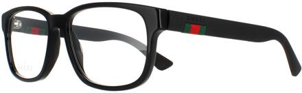 Gucci brilmontuur GG0011O 005 Zwart Mannen