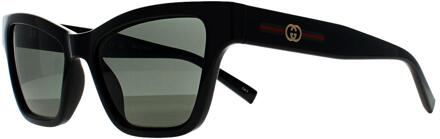Gucci Cat Eye Dames Glimmend Zwart Grijs GG1982S - maat