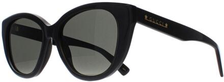 Gucci Cat Eye Dames Zwart Grijs GG1588S - One Size