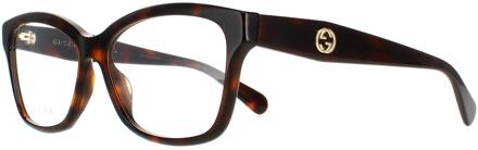 Gucci damesmonturen GG0798O 005 Donker Havana Bruin