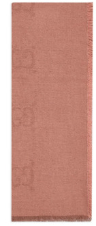 Gucci G-monogram rafelige sjaal Gucci , Pink , Unisex - ONE Size