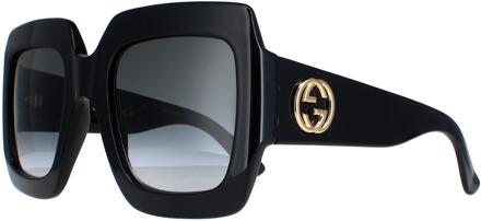 Gucci GG0053SN 001 zwart grijze zonnebril - One Size