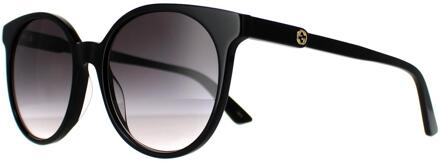 Gucci GG0488S 001 zwart grijs gradient zonnebril - One Size