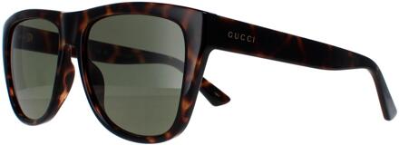 Gucci GG1345S 003 havana groene zonnebril Bruin - One Size