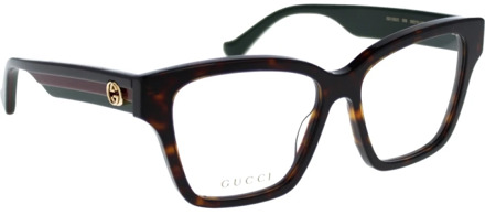 Gucci Glasses Gucci , Brown , Dames - 55 MM
