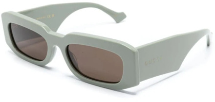 Gucci Groene zonnebril met originele accessoires Gucci , Green , Heren - 54 MM