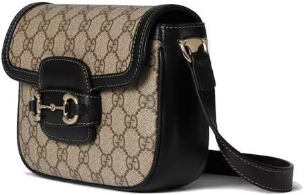 Gucci Horsebit 1955 Zachte Kleine Schoudertas Beige