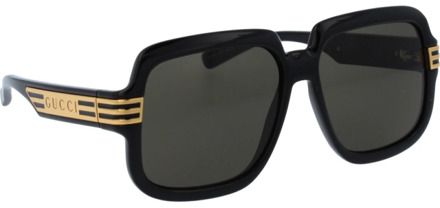 Gucci Iconische zonnebril met uniforme lenzen Gucci , Black , Dames - 59 MM